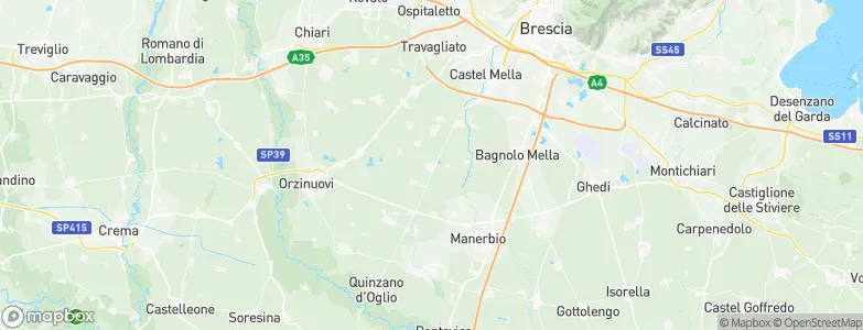 Dello, Italy Map