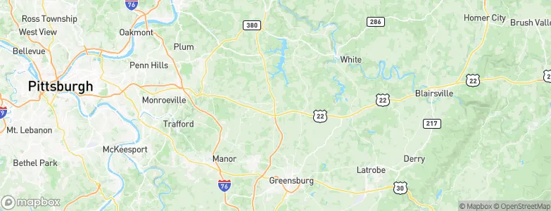Delmont, United States Map