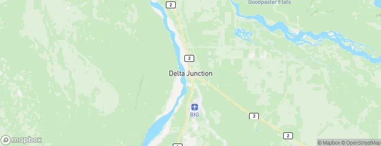 Delta Junction, United States Map