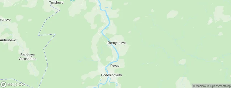 Dem'yanovo, Russia Map