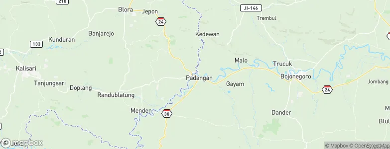 Demakan, Indonesia Map