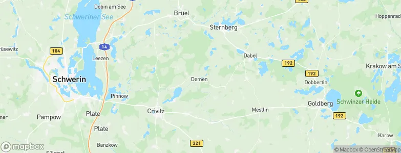 Demen, Germany Map