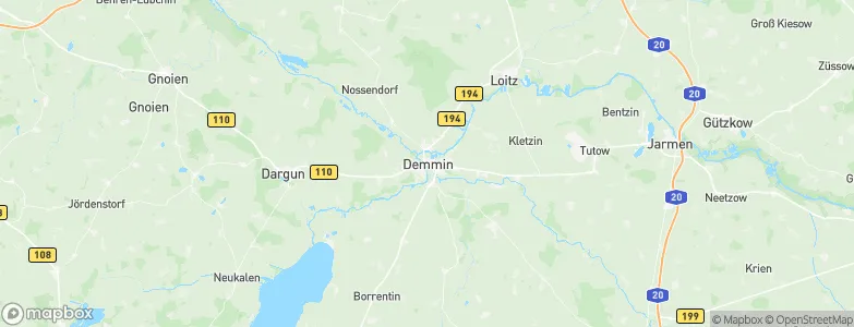 Demmin, Germany Map