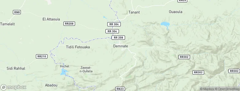 Demnate, Morocco Map