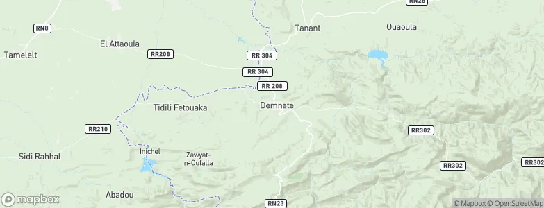 Demnate, Morocco Map