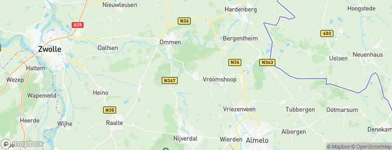 Den Ham, Netherlands Map