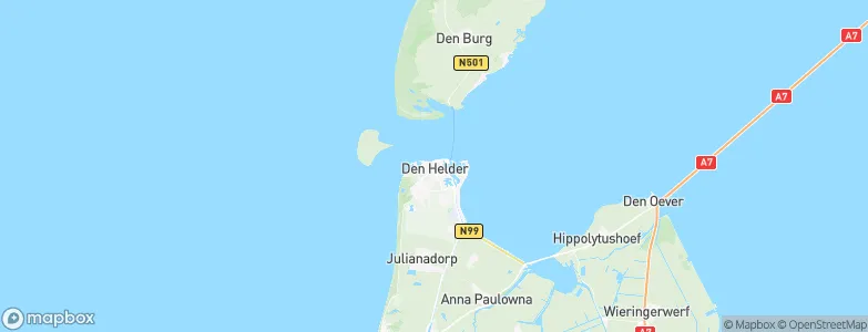 Den Helder, Netherlands Map