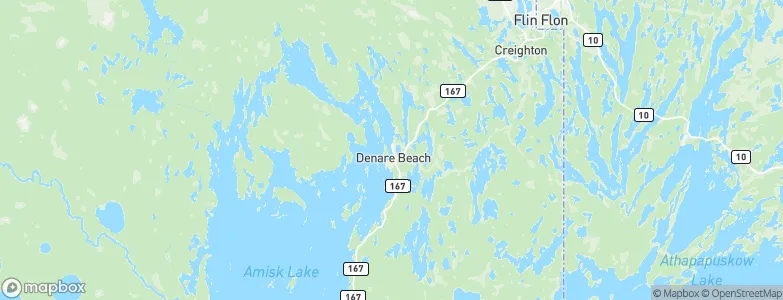 Denare Beach, Canada Map