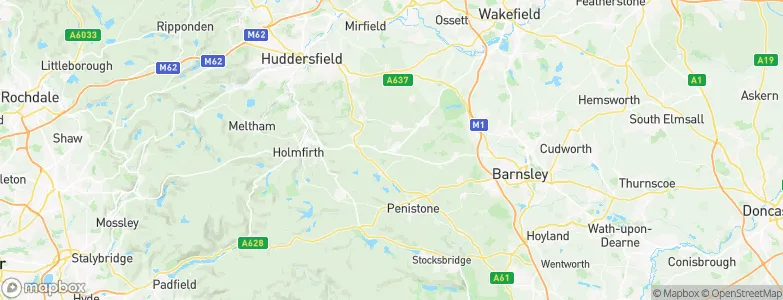 Denby Dale, United Kingdom Map