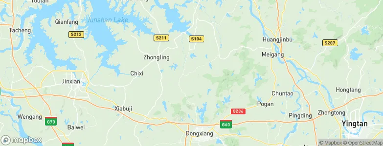 Dengdun, China Map