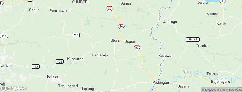 Dengok, Indonesia Map