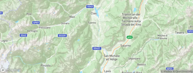 Denno, Italy Map