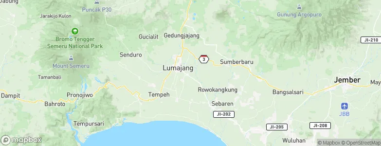 Denok, Indonesia Map