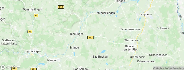 Dentingen, Germany Map