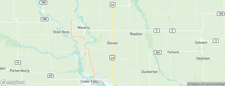 Denver, United States Map