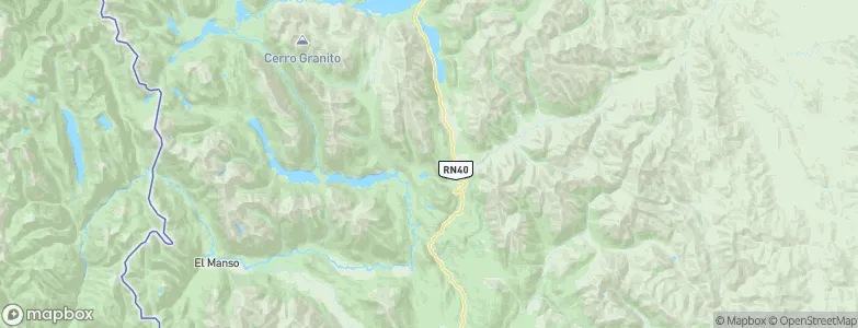 Departamento de Bariloche, Argentina Map