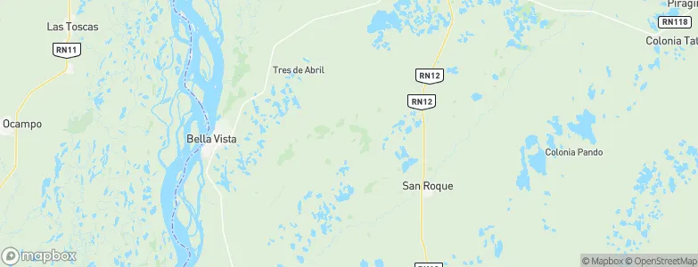 Departamento de Bella Vista, Argentina Map