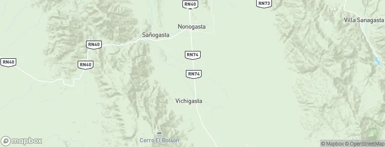 Departamento de Chilecito, Argentina Map