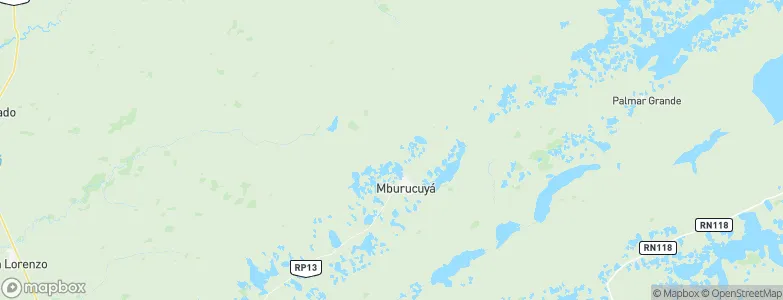 Departamento de Mburucuyá, Argentina Map