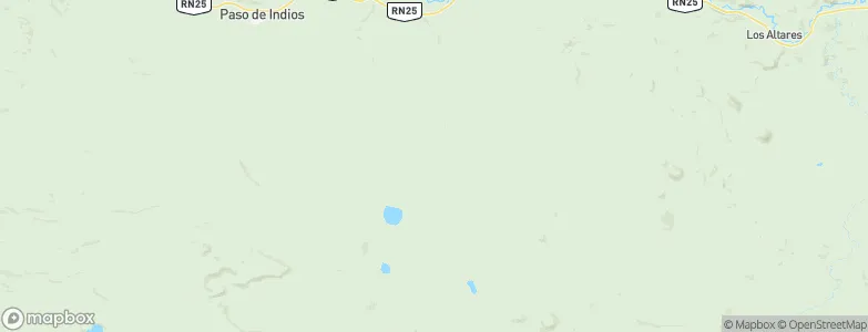 Departamento de Paso de Indios, Argentina Map