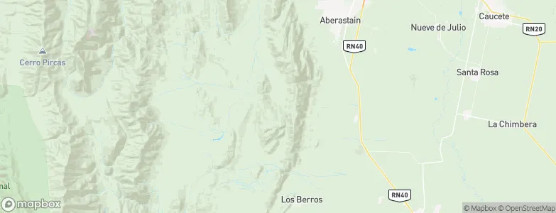 Departamento de Pocito, Argentina Map