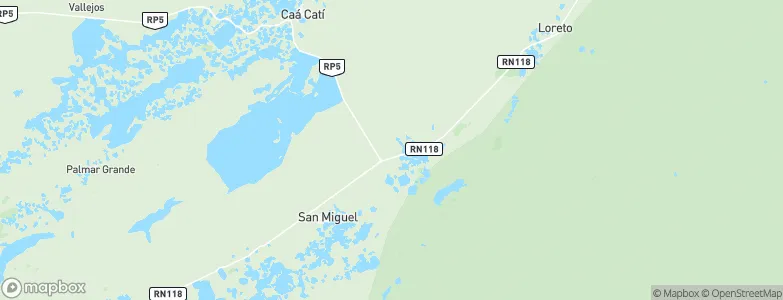 Departamento de San Miguel, Argentina Map