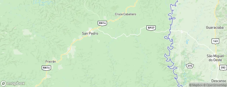 Departamento de San Pedro, Argentina Map