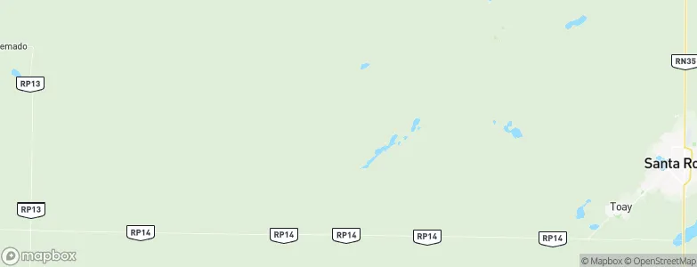 Departamento de Toay, Argentina Map