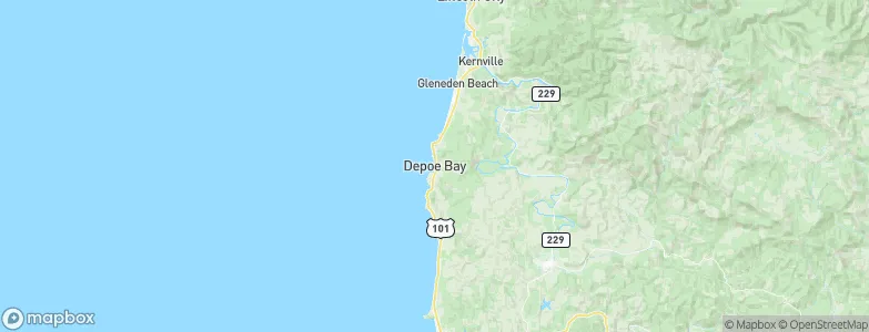 Depoe Bay, United States Map
