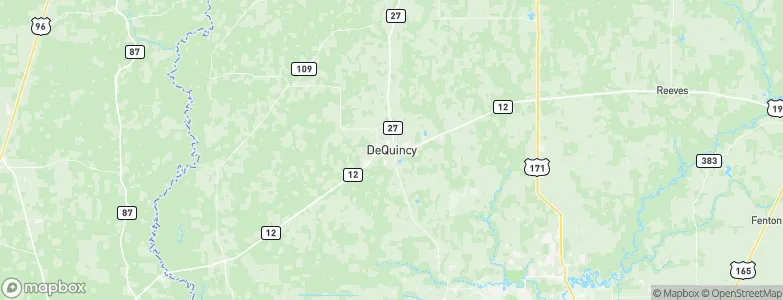 DeQuincy, United States Map