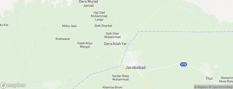 Dera Allahyar, Pakistan Map