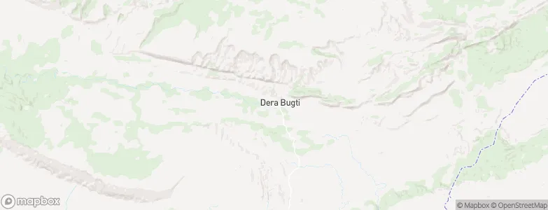 Dera Bugti, Pakistan Map