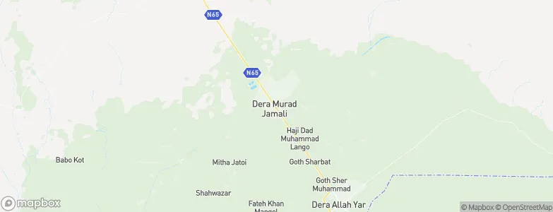 Dera Murad Jamali, Pakistan Map