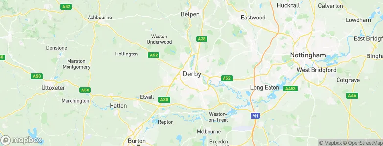 Derby, United Kingdom Map