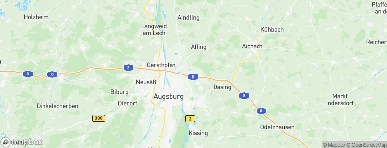Derching, Germany Map