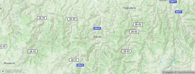 Dereli, Turkey Map