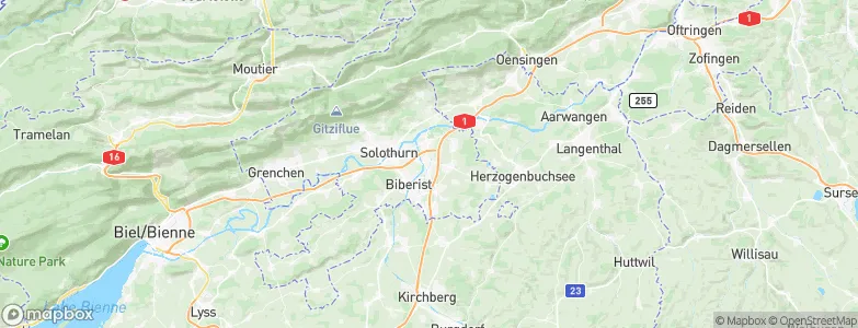 Derendingen, Switzerland Map