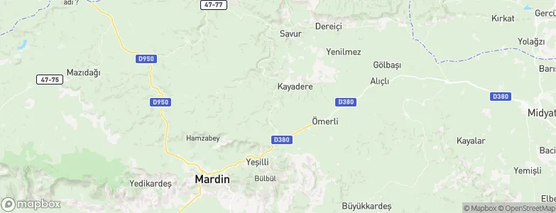 Dereyanı, Turkey Map