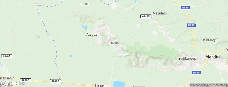 Derik, Turkey Map