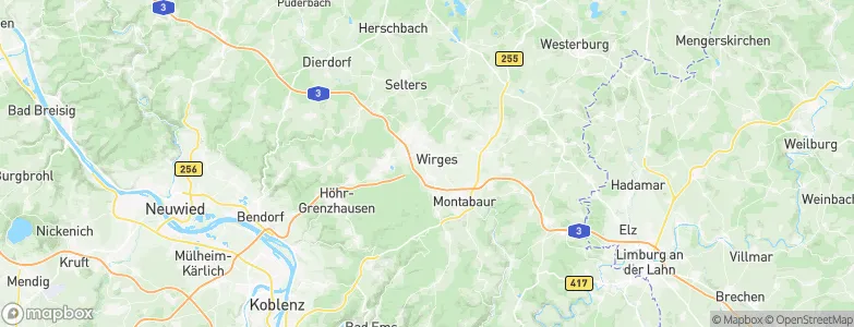 Dernbach, Germany Map