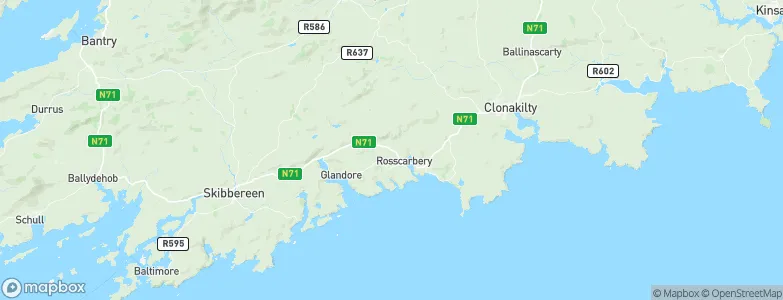 Derry, Ireland Map