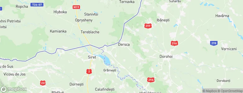 Dersca, Romania Map
