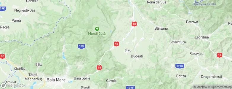 Deseşti, Romania Map