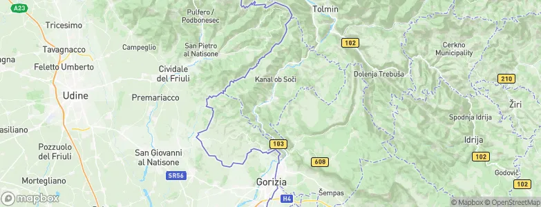 Deskle, Slovenia Map