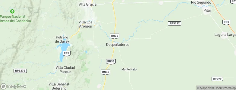 Despeñaderos, Argentina Map