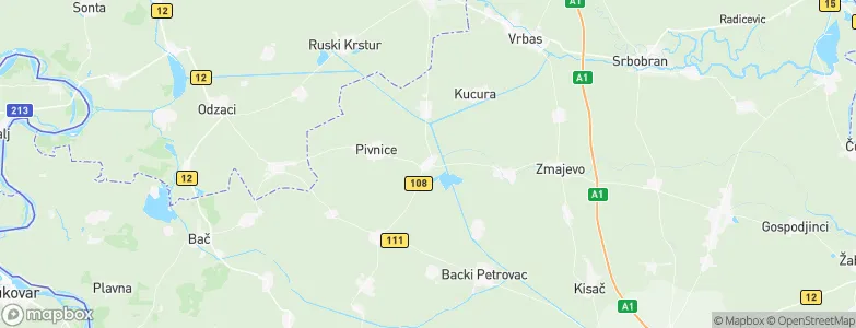 Despotovo, Serbia Map