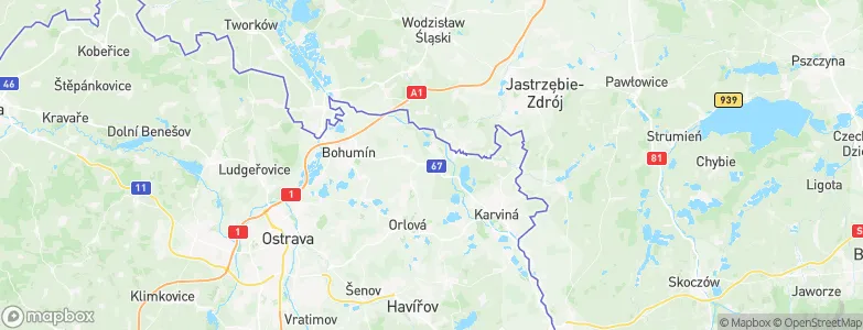 Dětmarovice, Czechia Map