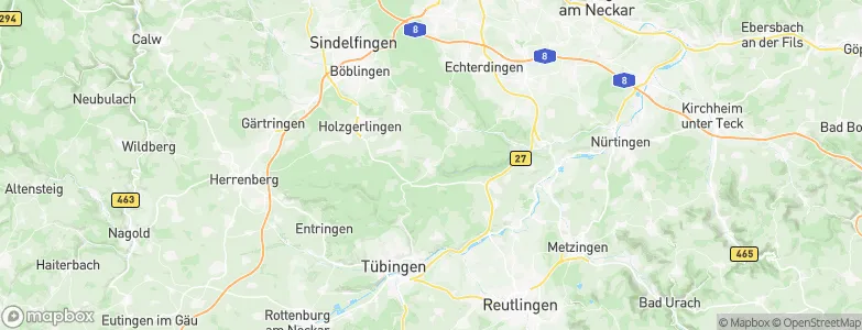 Dettenhausen, Germany Map
