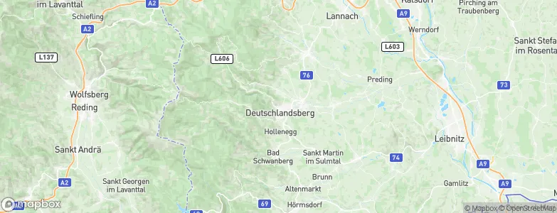 Deutschlandsberg, Austria Map