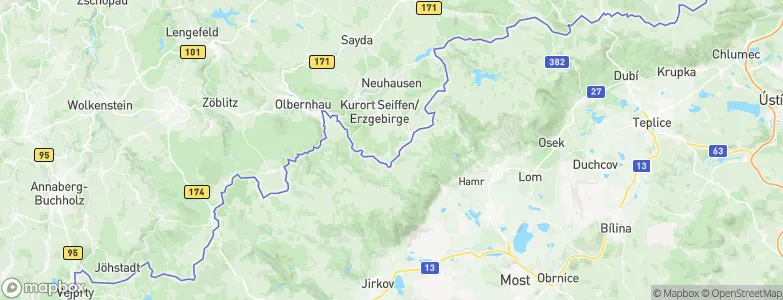 Deutschneudorf, Germany Map